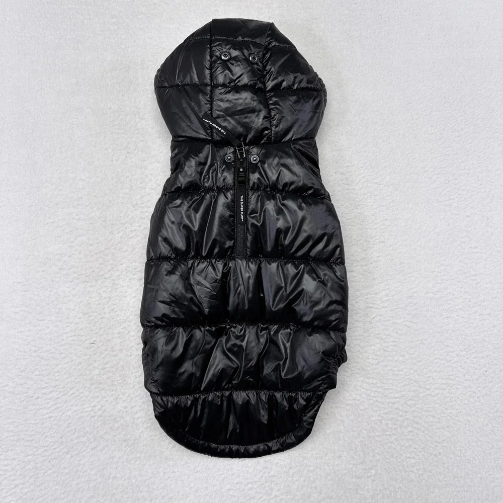 Aritzia Super Ruff Puff Dog Jacket Size Small Black Primaloft NEW